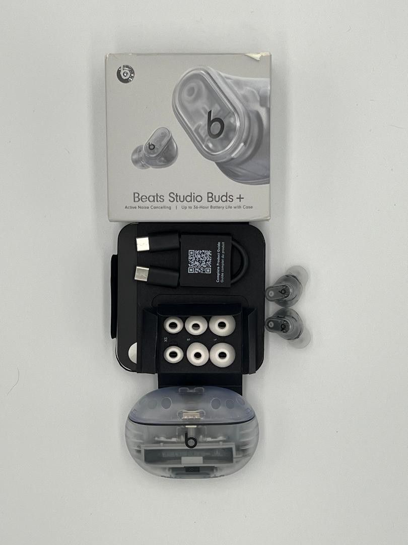 Beats by Dr. Dre Studio Buds+ Noise-Canceling Wireless Earbuds - Transparent