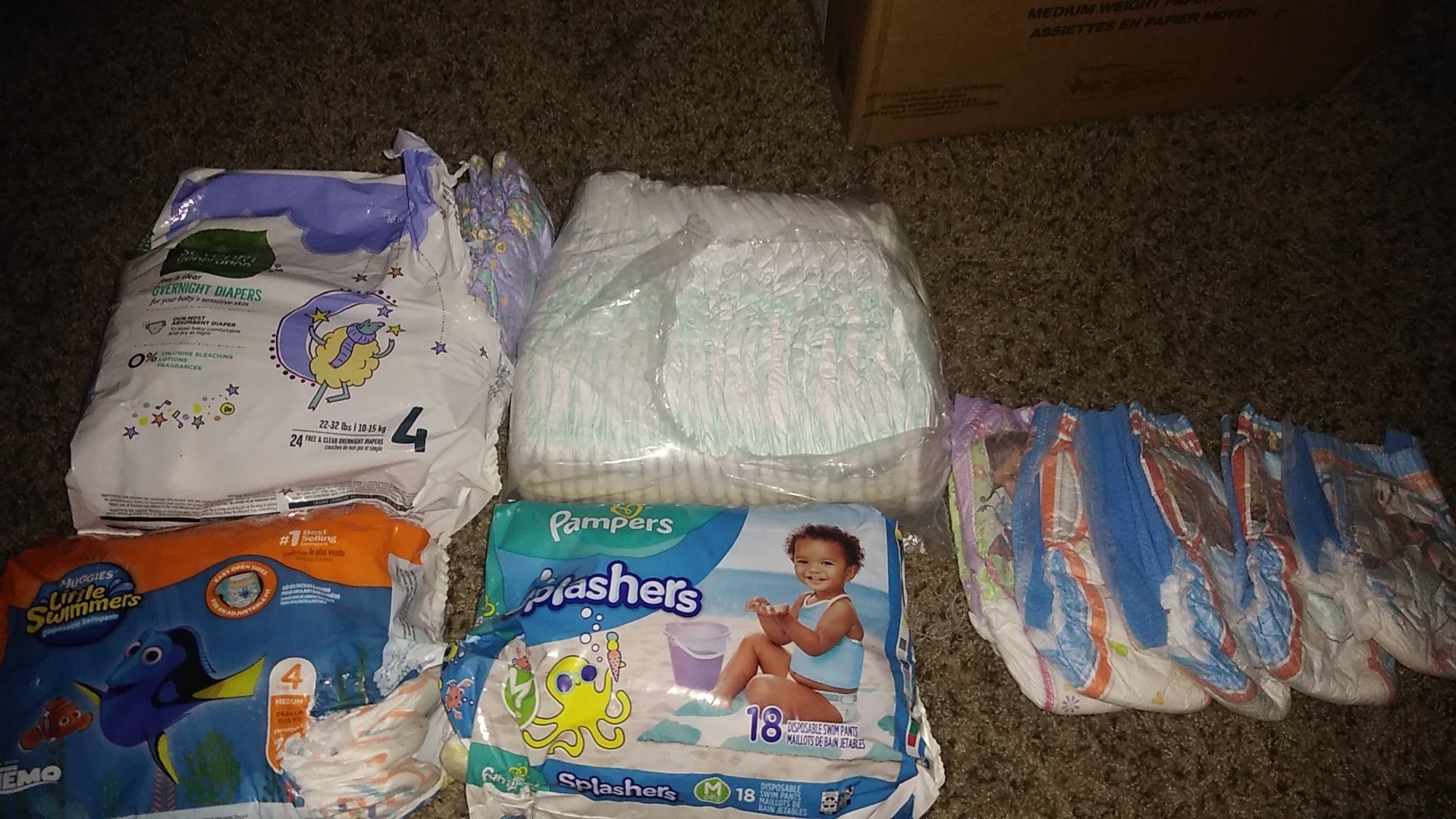 4 and 5 size diapers