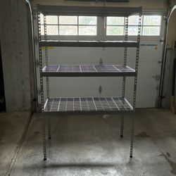 2 Husky 5-Shelf Metal Heavy-Duty Garage Storage Shelving Unit