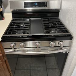 Stainless Steel Samsung Gas Stove 