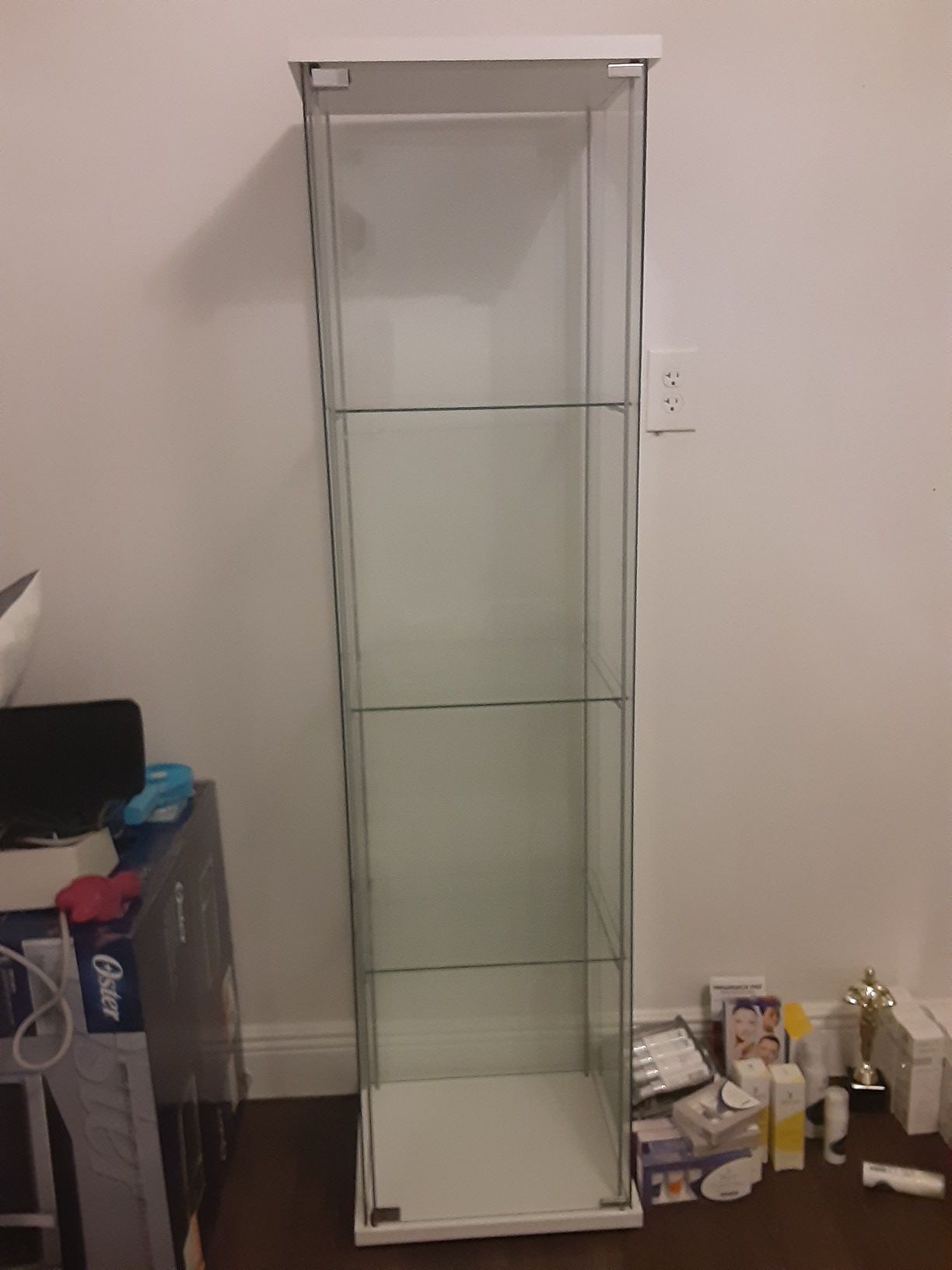 SPA room IKEA glass cabinet for sale.