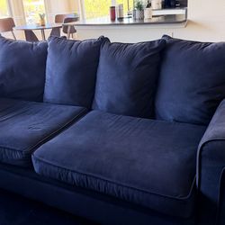 Gray sofa couch