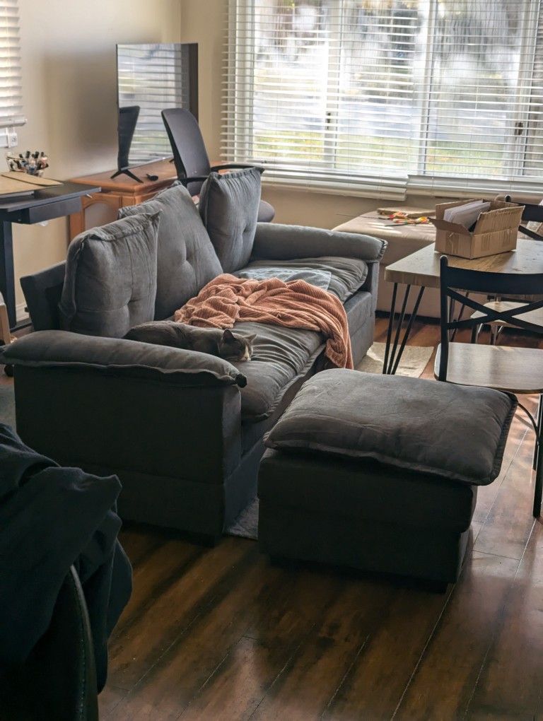 Couch With Ottoman