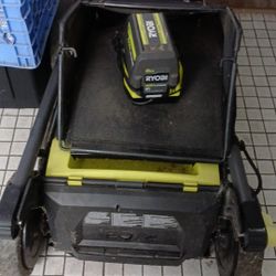 Ryobi  Lawnmower and Headge Trimer