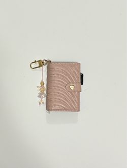 Betsy Johnson Dusty Pink wallet , with accessory