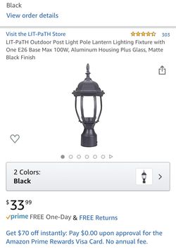 Outdoor lighting fixture