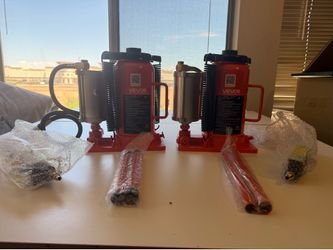 (BRAND NEW)🔥🔥 BUNDLE-DEAL/VEVOR 20 Ton Air Hydraulic Bottle Jack/2/KO-DLZ