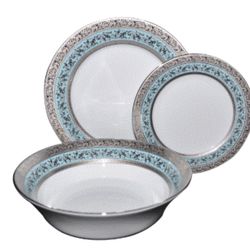 Platinum Plates Dinner Set