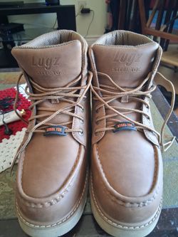 Steel toe boots