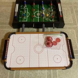 2-in-1 Hockey and Football Game