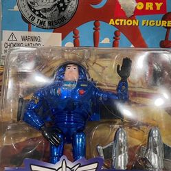 Vintage Chrome Blue Buzz Lightyear 