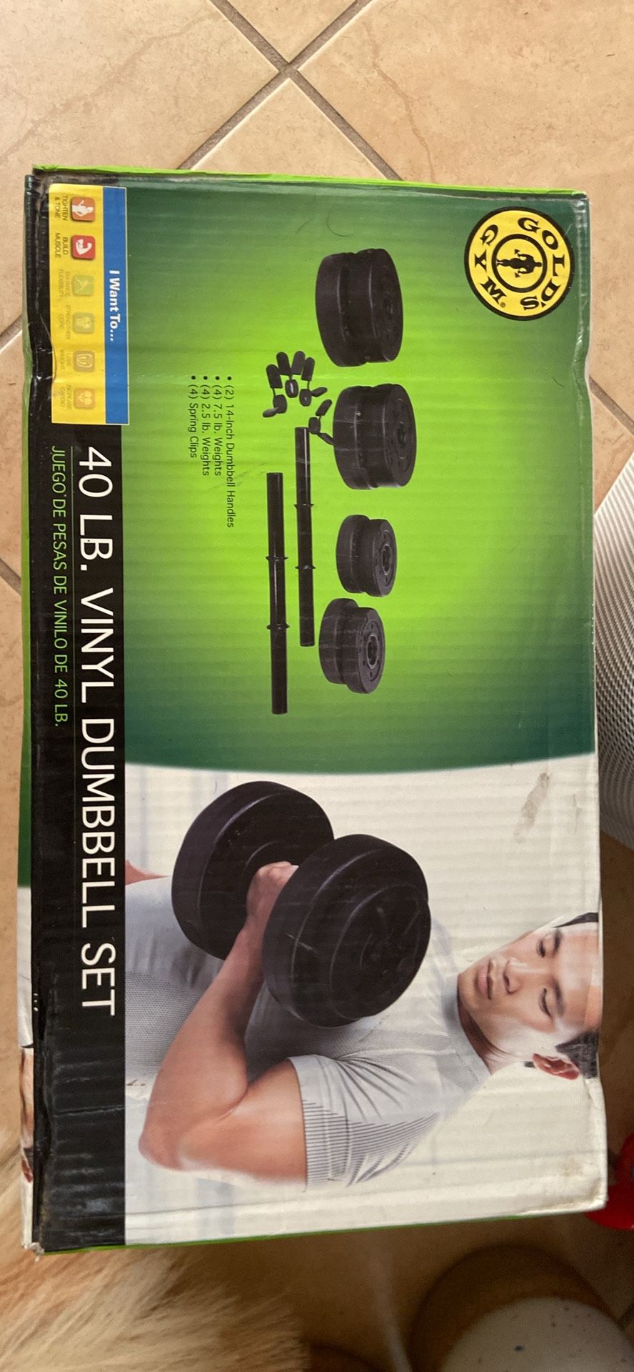 Golds Gym Dumbbell set