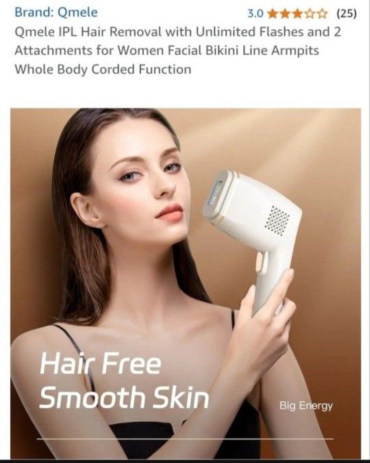 NEW QMELE IPL HAIR REMOVAL