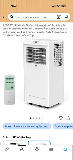8,000 btu portable AC