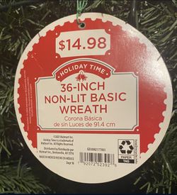 36-Inch Non-lit Basic Wreath