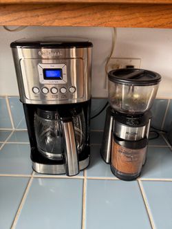 Cuisinart 14-Cup Programmable Coffee Maker & Mr. Coffee Burr Grinder Set