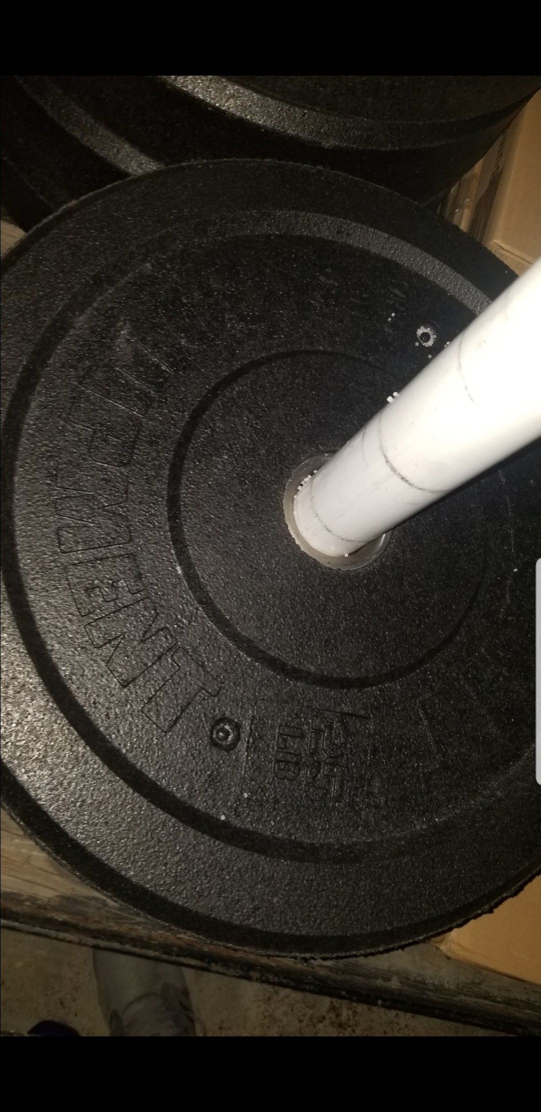 Brand new bumper plates $3 a lb 25s 45s Mercedes