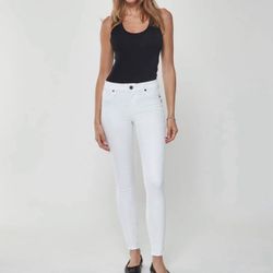 Parker Smith Bowery Skinny in Eternal White Size 29