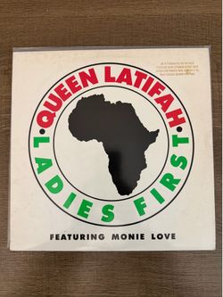 Queen Latifah featuring Monie Love – Ladies First Original 1989 PROMO 12” Vinyl (Excellent Condition)