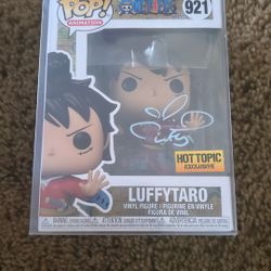 Autographed Funko POP! One Piece: Luffytaro | Signed by Colleen Clinkenbeard