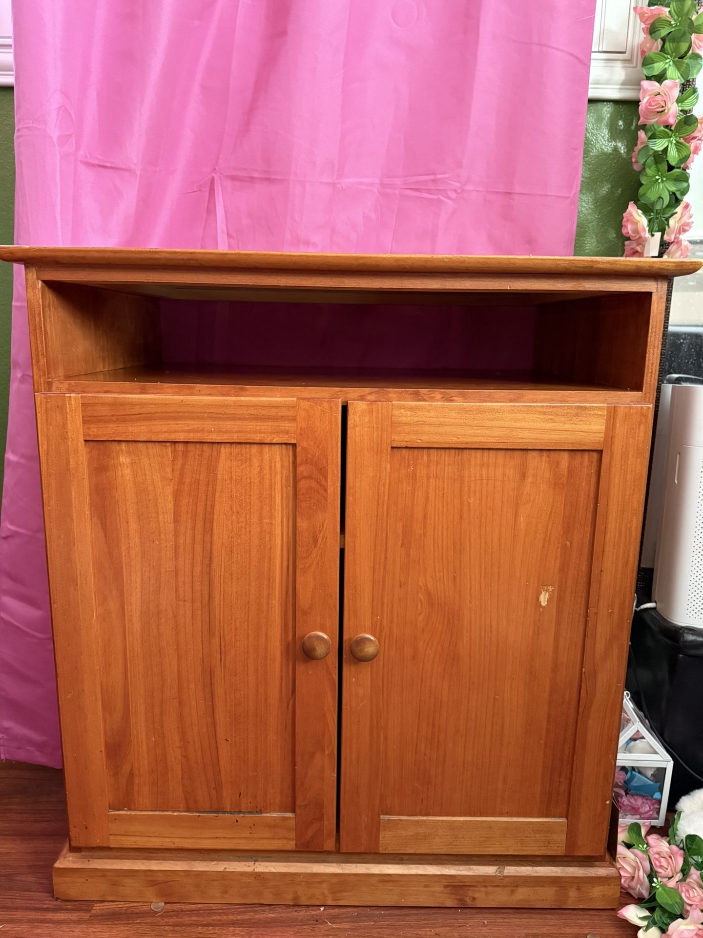Wood TV Stand