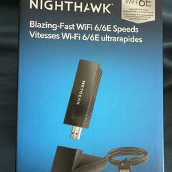 NETGEAR Nighthawk WiFi 6 or 6E USB 3.0 Adapter (A8000) - AXE3000 Tri-Band Wireless Gigabit Speed (Up to 3Gbps) - New 6GHz Band – Works with Any Router