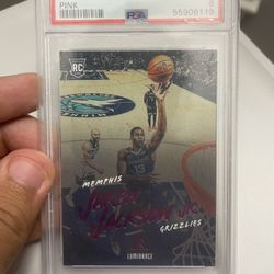 2018 Panini Chronicles Luminance Jaren Jackson Jr. Rookie – PSA 8:
