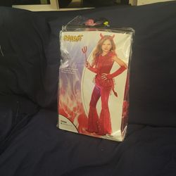 Devil Costume Child 9-10 Medium Girls