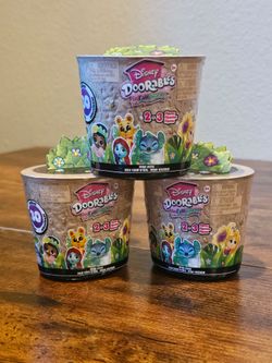NWT Disney Doorables In Full Bloom Mini Peek Set Of 3