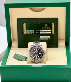 2011 Rolex 40mm Submariner Black-W/Card