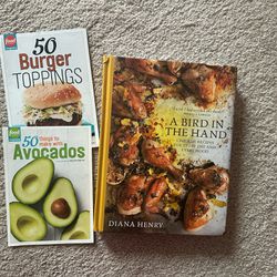 A Bird in the Hand: Chicken recipes…by Diana Henry + 2 Food TV slim booklets. VG