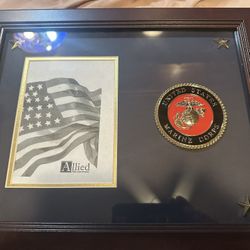 Marine Corps Picture Frame. NEW