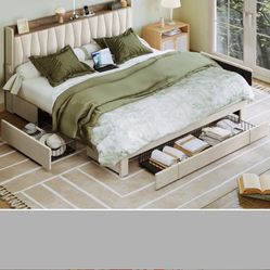 Queen bed Frame 