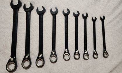 Proto 9 Pcs. Ratcheting Wrench Set  SAE