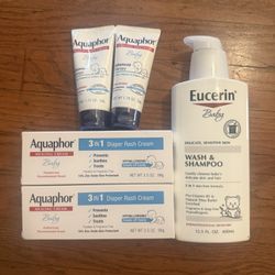 Aquaphor & Eucerin Baby Care Bundle 
