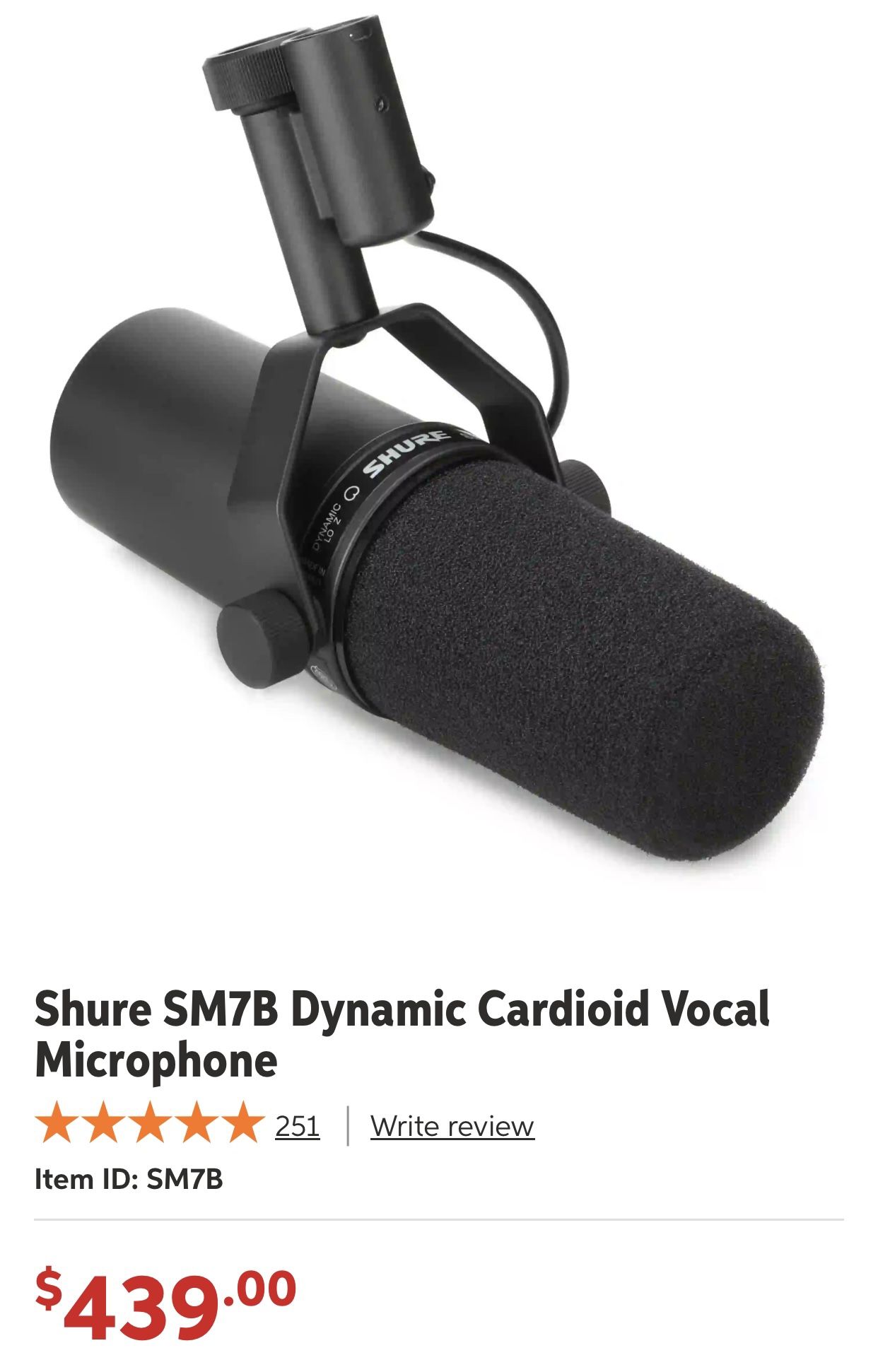 Shure Sm7 B