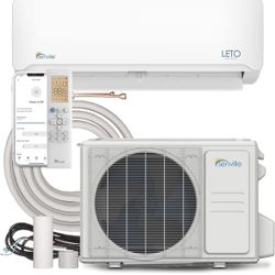 NEW Senville LETO Series Mini Split Air Conditioner, 9000 BTU