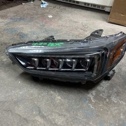 2019-20 ACURA TLX BLACK HOUSING LF HEADLIGHT FULL LED OEM 