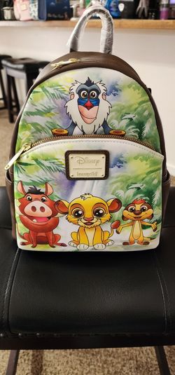 Loungefly Disney The Lion King Chibi Simba & Friends Mini Backpack New W/Tags