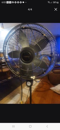 20" indoor /outdoor 4 speed fan with misters firm price