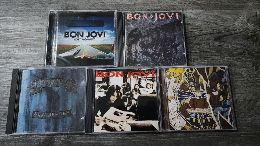Bon Jovi CD Disc 5 Album Lot