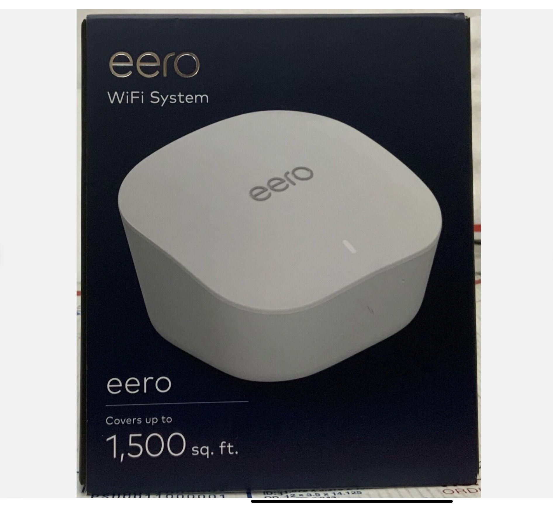 Eero Mesh J010001 AC Dual-Band Wi-Fi 5 Router Wireless 1,500 sq ft. Extender.