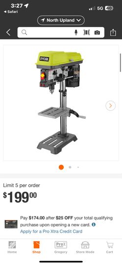 Ryobi Drill Press
