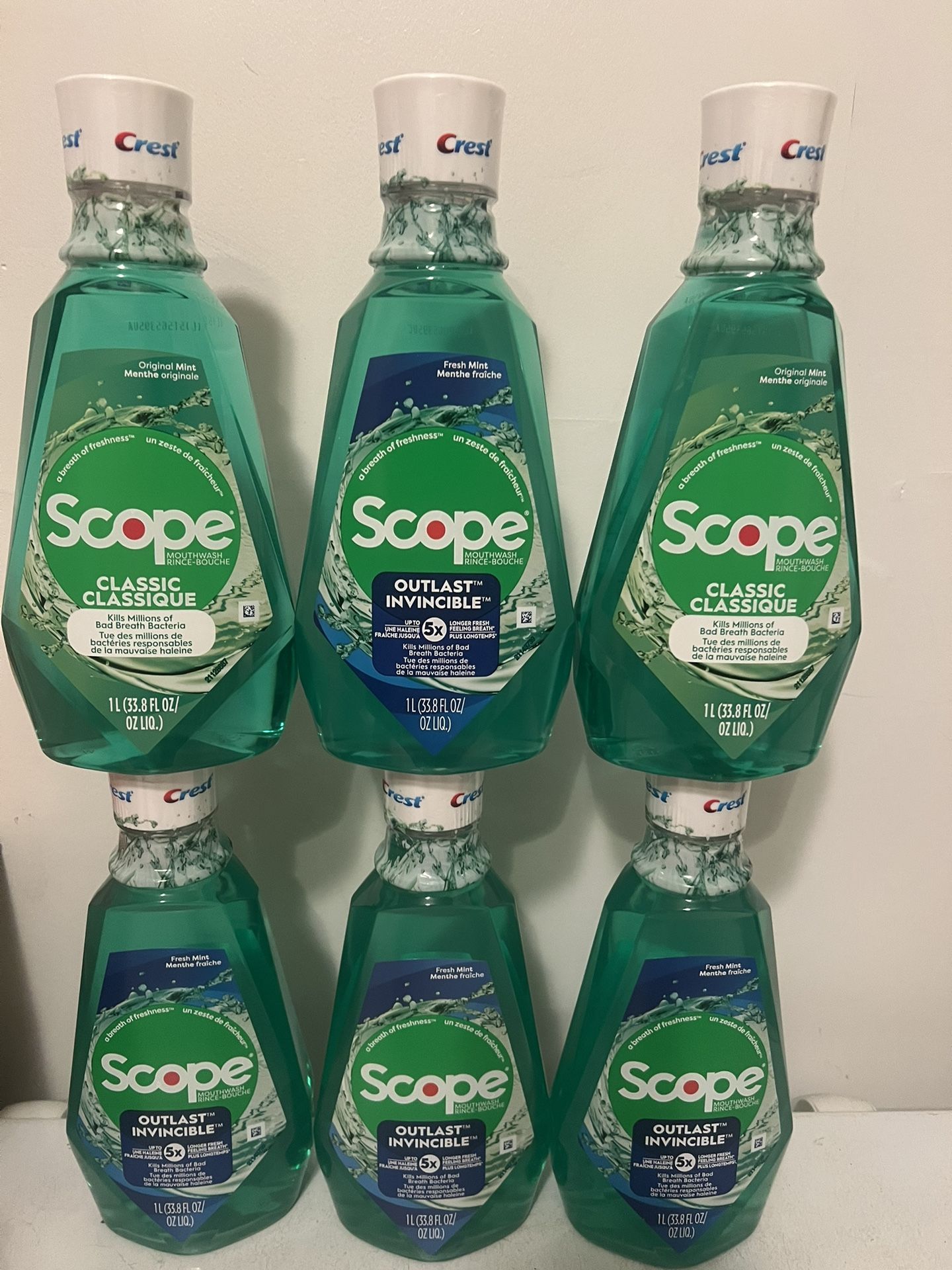 Crest Scoop Mouthwash 1L 3/$10