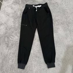XS FIGS Black Scrub Pants