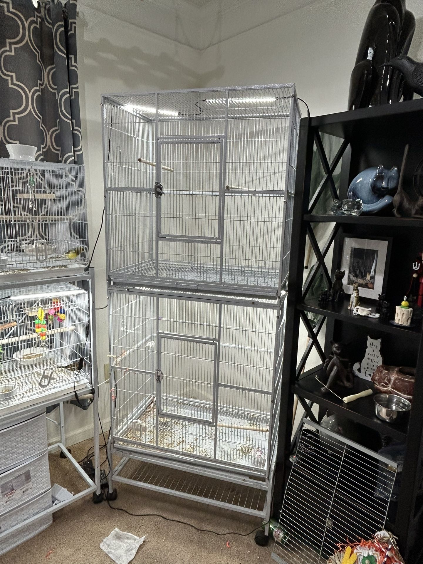 Double Stack Bird Cage