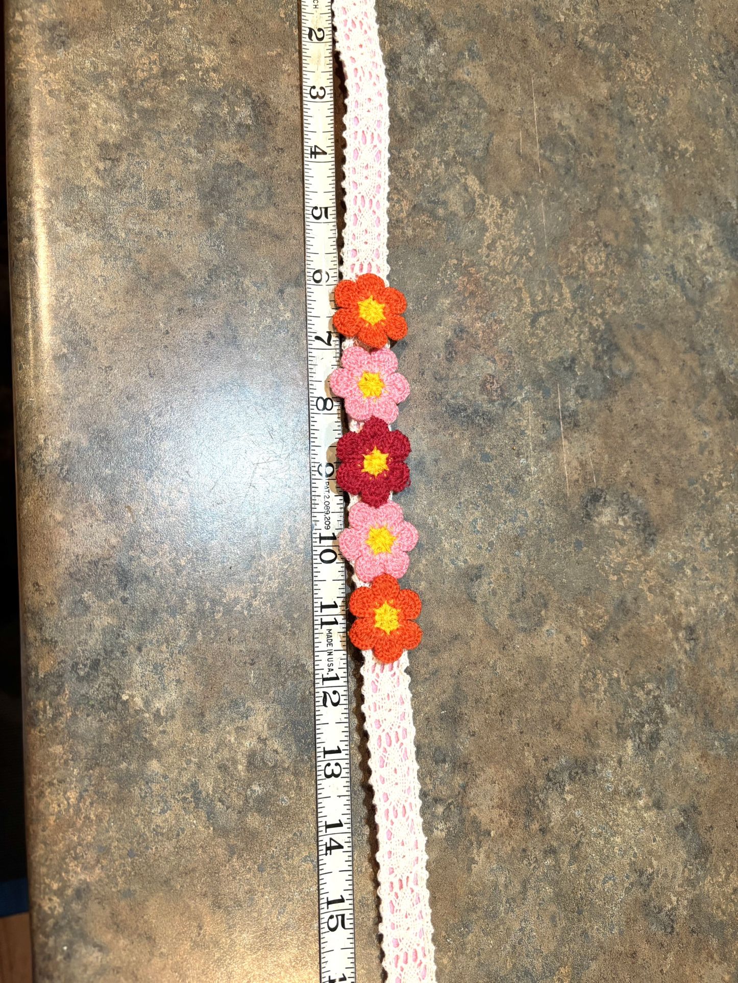 Pet Jewelry. Dog flowers jewelry collar. Medium/Large