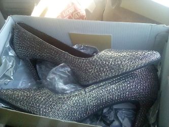 New Michael Kors Dorothy Flex Pump Glitter Chain Heals in Women's Size 7.5