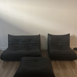 Three Piece Fox Leather Set- Never Used 