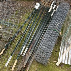 Fence Stakes And Fencing